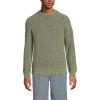 Lands’ End Men’s Drifter Cotton Crewneck Sweater(River Stone Green)
