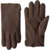 Lands’ End Men’s EZ Touch Suede Gloves(Rich Coffee)