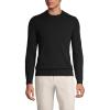 Lands’ End Men’s Fine Gauge Cashmere Sweater(Black)