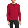 Lands’ End Men’s Fine Gauge Cashmere V-Neck Sweater(Current Red)