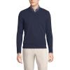 Lands’ End Men’s Fine Gauge Cashmere V-Neck Sweater(Radiant Navy)