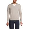 Lands’ End Men’s Fine Gauge Cashmere V-Neck Sweater(Solstice Donegal)