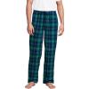 Lands’ End Men’s Flannel Pajama Pants(Light Emerald Blackwatch)
