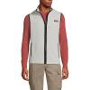 Lands’ End Men’s Full Zip Fleece Vest(Soft Putty)