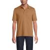 Lands’ End Men’s Premium American-Grown Supima Cotton Polo Shirt, Short Sleeve, Pocket – Big & Tall(Canyon Camel Heather)