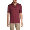 Lands’ End Men’s Premium American-Grown Supima Cotton Polo Shirt, Short Sleeve, Pocket – Big & Tall(Rich Burgundy)