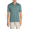 Lands’ End Men’s Premium American-Grown Supima Cotton Polo Shirt, Short Sleeve, Pocket – Big & Tall(Tourmaline)