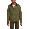Lands’ End Men’s Reversible Insulated Barn Jacket(River Stone/Olive Plaid)