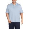 Lands’ End Men’s Short Sleeve American-Grown Supima Cotton Polo Shirt(Pale Slate Blue)