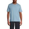 Lands’ End Men’s Super-T Short Sleeve T-Shirt with Pocket(Light Storm Blue)