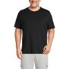 Lands’ End Men’s Super-T Short Sleeve T-Shirt(Black)