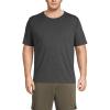 Lands’ End Men’s Super-T Short Sleeve T-Shirt(Dark Charcoal Heather)