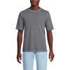 Lands’ End Men’s Super-T Short Sleeve T-Shirt(Dark Gray Sky Garment Dye)