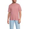 Lands’ End Men’s Super-T Short Sleeve T-Shirt(Washed Coral Clay Garment Dye)