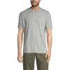 Lands’ End Men’s Super-T Short Sleeve V-Neck T-Shirt(Gray Heather)