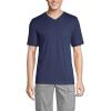 Lands’ End Men’s Super-T Short Sleeve V-Neck T-Shirt(Radiant Navy)