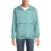 Lands’ End Men’s UPF 50 Anorak Windbreaker(Pale Teal)
