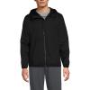 Lands’ End Men’s UPF 50 Windbreaker Jacket(Black)