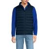 Lands’ End Men’s Wanderweight Ultralight Packable Down Vest(Radiant Navy)