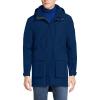 Lands’ End Men’s Waterproof Squall Parka(Deep Sea Navy)