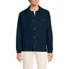 Lands’ End Men’s Wool Blend Shirt Jacket(Radiant Navy)