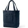 Lands’ End Open Top Canvas Tote Bag(Radiant Navy)