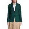 Lands’ End School Uniform Women’s Hopsack Blazer(Evergreen)