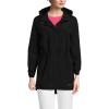 Lands’ End Squall Packable Waterproof Raincoat(Black)