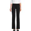 Lands’ End Starfish Mid Rise Straight Leg Pants(Black)
