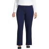 Lands’ End Starfish Mid Rise Straight Leg Pants(Deep Sea Navy)