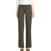 Lands’ End Starfish Mid Rise Straight Leg Pants(Forest Moss)