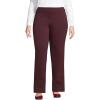 Lands’ End Starfish Mid Rise Straight Leg Pants(Lush Burgundy)