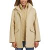 Lands’ End Women’s 3-in-1 Systems Jacket with Removable Puffer Vest(Tan)
