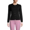 Lands’ End Women’s Cashmere Cardigan Sweater(Black)