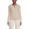 Lands’ End Women’s Cashmere Cardigan Sweater(Champagne)