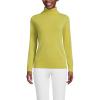 Lands’ End Women’s Cashmere Turtleneck Sweater(Bright Green Moss)