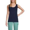 Lands’ End Women’s Cotton Tank Top(Radiant Navy)