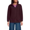 Lands’ End Women’s Cozy Sherpa Full Zip Fleece Jacket(Lush Burgundy)