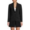Lands’ End Women’s Crepe Blazer(Black)