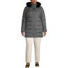 Lands’ End Women’s Down Winter Coat(Dark Stone Heather)