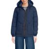 Lands’ End Women’s FeatherFree Insulated Diamond Quilted Jacket(Deep Sea Navy)