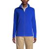 Lands’ End Women’s Full-Zip Mid-Weight Fleece Jacket(Cobalt)
