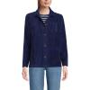Lands’ End Women’s Long Sleeve Sport Cord Chore Jacket(Deep Sea Navy)
