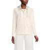 Lands’ End Women’s Long Sleeve Starfish Jacket(Ivory Latte)