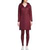 Lands’ End Womens Packable Chevron Wanderweight Down Coat Rich Burgundy Regular Small