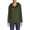 Lands’ End Women’s Packable Water Resistant UPF 50 Windbreaker Jacket(Dark Cilantro Green)