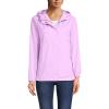 Lands’ End Women’s Packable Water Resistant UPF 50 Windbreaker Jacket(Wild Lilac)