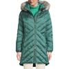 Lands’ End Womens Plush Lined Insulated Coat Washed Evergreen Regular Medium