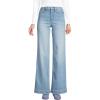 Lands’ End Women’s Recover High Rise Wide Leg Jeans(Arctic Indigo)