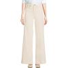 Lands’ End Women’s Recover High Rise Wide Leg Jeans(Natural)